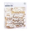 Picture of Pinkfresh Foiled Ephemera Pack Διακοσμητικά Εφήμερα - Foiled  Sentiments 3, 39τεμ.
