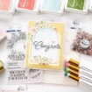 Picture of Pinkfresh Studio Clear Stamps | Διάφανες Σφραγίδες με Κυκλικά Floral Σχέδια - Circle Florals, 7 τεμ.