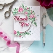 Picture of Pinkfresh Studio Διάφανες Σφραγίδες - Circle Florals, 7τεμ.
