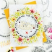 Picture of Pinkfresh Studio Clear Stamps | Διάφανες Σφραγίδες με Κυκλικά Floral Σχέδια - Circle Florals, 7 τεμ.