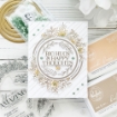 Picture of Pinkfresh Studio Layering Stencils | Σετ Στένσιλ με Floral Στεφάνι- Circle Florals, 5 τεμ.