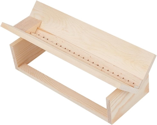 Picture of Scraps n Pieces Wood Bookbinding Punching Cradle- Ξύλινος οδηγός για Τρύπημα Σελίδων για Βιβλιοδεσία