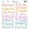 Picture of Pinkfresh Studio Puffy  Title Stickers Αυτοκόλλητα Τίτλων 5.5"X11" - The Simple Things, 59τεμ.