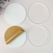 Picture of Dress My Craft Acrylic Round Coasters With Outer Ring 4 inch. - Στρογγυλά Ακρυλικά Σουβέρ με Εξωτερικό Δακτύλιο, 4τεμ.