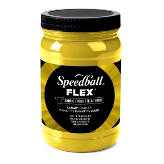 Picture of Speedball Flex Screen Printing Fabric Ink Μελάνι Μεταξοτυπίας 32oz - Canary 