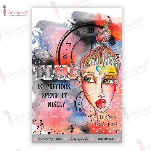 Picture of Dress My Craft Mini Transfer Me Φύλλο Μεταφοράς Εικόνας 4"x6" - Exploring Time
