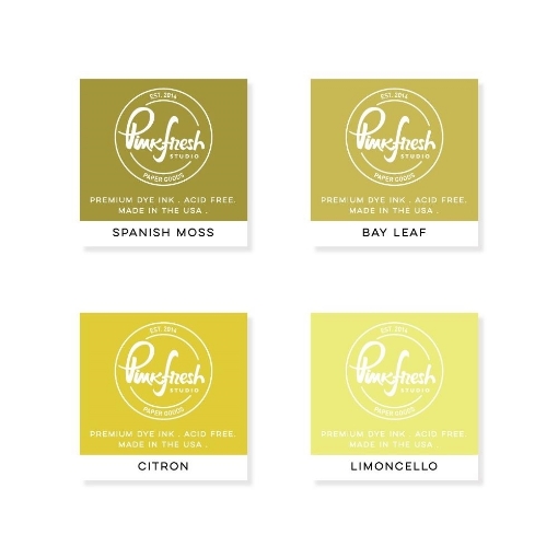 Picture of Pinkfresh Studio Ink Cubes – Weeping Willow | Σετ Dye Μελανιών 4 Αποχρώσεων για Stamping & Layering