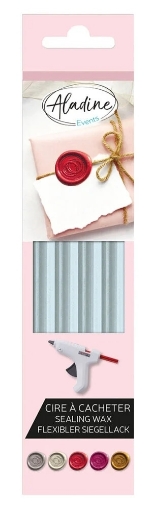 Picture of Aladine Wax Sticks Ράβδοι Κεριού (Βουλοκέρι) - Light Blue, 4τεμ.