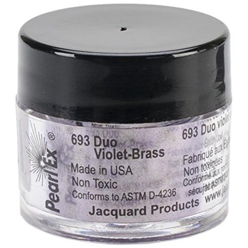 Picture of Jacquard Pearl Ex Powdered Pigment 3g  -  Duo Violet Brass