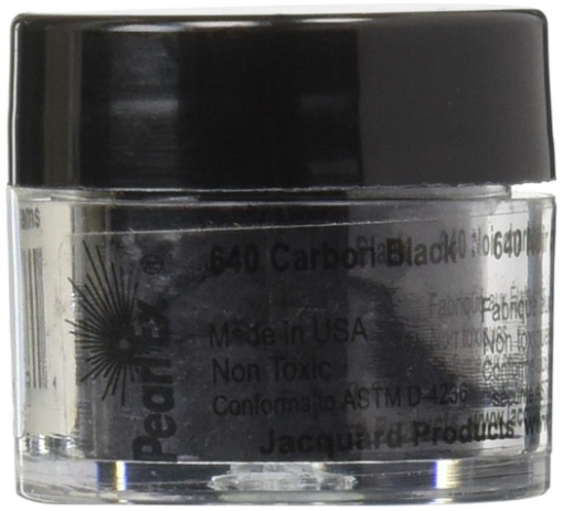 Picture of 🪄 Jacquard PearlEx Powdered Pigment 3g - Carbon Black – Mica Χρωστική σε Σκόνη σε Μεταλλικό Μαύρο Φινίρισμα
