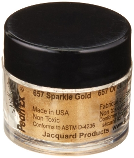 Picture of 🪄 Jacquard PearlEx Powdered Pigments 3g - Sparkle Gold – Mica Χρωστική σε Σκόνη σε Ιριδίζον Λαμπερό Χρυσό Φινίρισμα