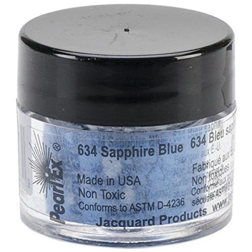 Picture of 🪄 Jacquard PearlEx Powdered Pigment 3g - Sapphire Blue – Mica Χρωστική σε Σκόνη σε Μεταλλικό Μπλε του Ζαφειριού