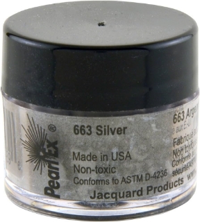 Picture of 🪄 Jacquard PearlEx Powdered Pigment 3g - Antique Silver – Mica Χρωστική σε Σκόνη σε Παλαιωμένο Μεταλλικό Ασημί Φινίρισμα