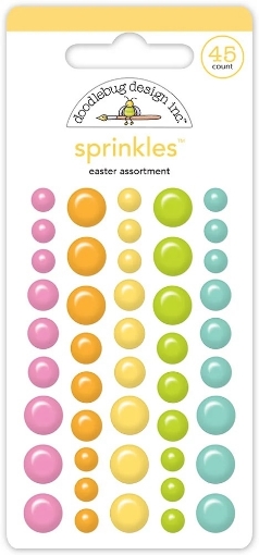 Picture of Doodlebug Design Διακοσμητικά Αυτοκόλλητα Sprinkles - Bunny Hop, 45τεμ.