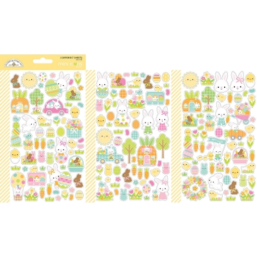Picture of Doodlebug Design Mini Icons | Αυτοκόλλητα Scrapbooking – Bunny Hop, 365τεμ.