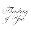 Picture of Spellbinders BetterPress Letterpress Press Plate - Copperplate Thinking Of You