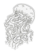 Picture of Crafter's Companion Clear Stamp & Die Set | Διάφανη Σφραγίδα και Μήτρα Κοπής, Enchanted Ocean Joyful Jellyfish, 2 τεμ.
