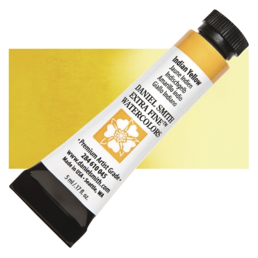 Picture of Daniel Smith Extra Fine Tubes Χρώμα Ακουαρέλας Σωληνάριο - Indian Yellow