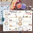 Picture of Aladine Bullet Journal Foam Stamps - Autumn, 50pcs