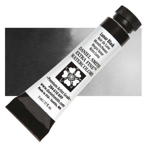 Picture of Daniel Smith Extra Fine Tubes Χρώμα Ακουαρέλας Σωληνάριο - Lunar Black