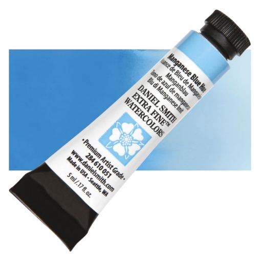 Picture of Daniel Smith Extra Fine Tubes Χρώμα Ακουαρέλας Σωληνάριο - Manganese Blue Hue