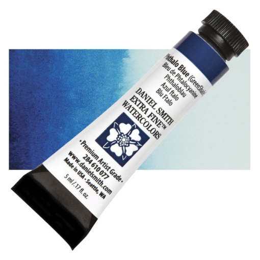 Picture of Daniel Smith Extra Fine Tubes Χρώμα Ακουαρέλας Σωληνάριο - Phthalo Blue (Green Shade)
