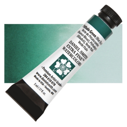 Picture of Daniel Smith Extra Fine Watercolor Tube | Χρώμα Ακουαρέλας σε Σωληνάριο – Phthalo Green (Blue Shade)