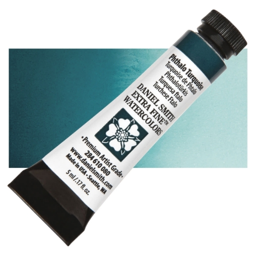 Picture of Daniel Smith Extra Fine Tubes Χρώμα Ακουαρέλας Σωληνάριο - Phthalo Turquoise