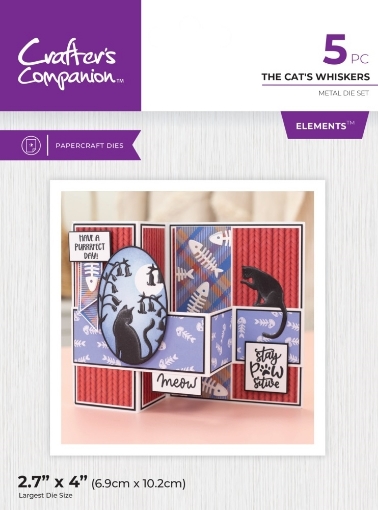 Picture of Crafter's Companion Μεταλλικές Μήτρες Κοπής - Pets Rule, The Cat's Whiskers, 5τεμ.