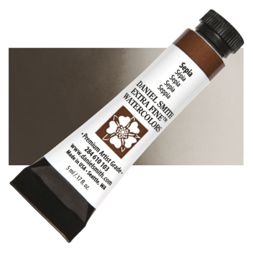 Picture of Daniel Smith Extra Fine Tubes Χρώμα Ακουαρέλας Σωληνάριο - Sepia