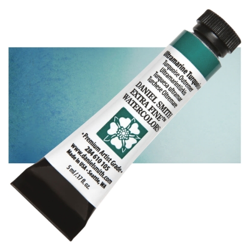 Picture of Daniel Smith Extra Fine Tubes Χρώμα Ακουαρέλας Σωληνάριο - Ultramarine Turquoise