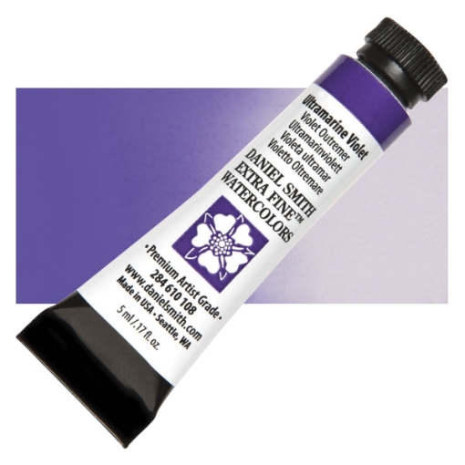 Picture of Daniel Smith Extra Fine Tubes Χρώμα Ακουαρέλας Σωληνάριο 5ml - Ultramarine Violet