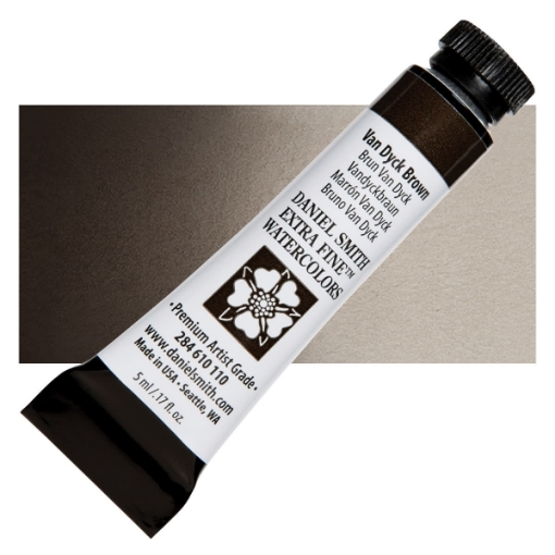 Picture of Daniel Smith Extra Fine Tubes Χρώμα Ακουαρέλας Σωληνάριο - Van Dyck Brown