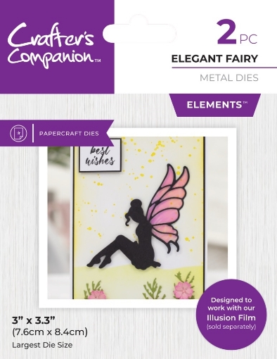 Picture of Crafter's Companion Μεταλλικές Μήτρες Κοπής -  Fantasy Film, Elegant Fairy, 2τεμ.