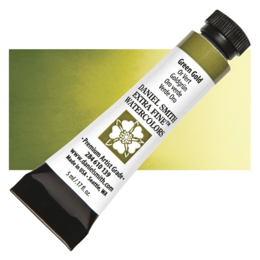 Picture of Daniel Smith Extra Fine Tubes Χρώμα Ακουαρέλας Σωληνάριο - Green Gold