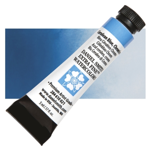 Picture of Daniel Smith Extra Fine Tubes Χρώμα Ακουαρέλας Σωληνάριο - Cerulean Blue Chromium