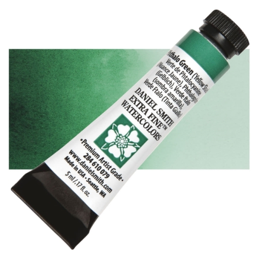 Picture of Daniel Smith Extra Fine Tubes Χρώμα Ακουαρέλας Σωληνάριο - Phthalo Green (Yellow Shade)
