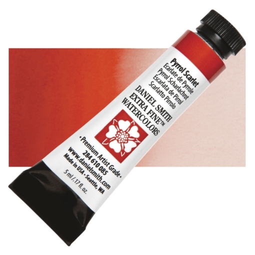 Picture of Daniel Smith Extra Fine Tubes Χρώμα Ακουαρέλας Σωληνάριο - Pyrrol Scarlet 