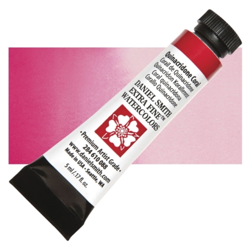 Picture of Daniel Smith Extra Fine Tubes Χρώμα Ακουαρέλας Σωληνάριο - Quinacridone Coral
