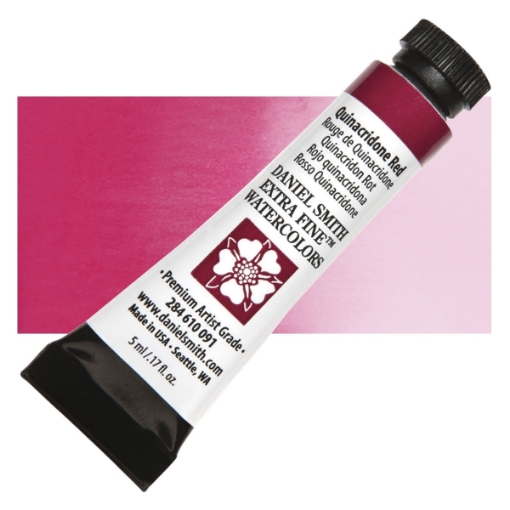 Picture of Daniel Smith Extra Fine Tubes Χρώμα Ακουαρέλας Σωληνάριο 5ml - Quinacridone Red