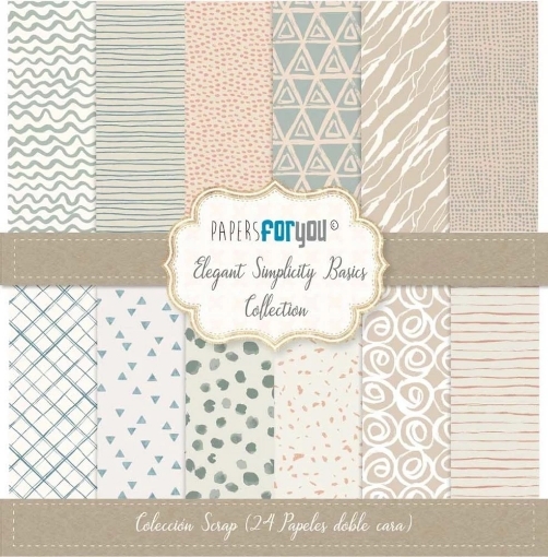Picture of Papers For You Elegant Μίνι Συλλογή Χαρτιών Scrapbooking 6'' x 6'' - Elegant Simplicity Basics