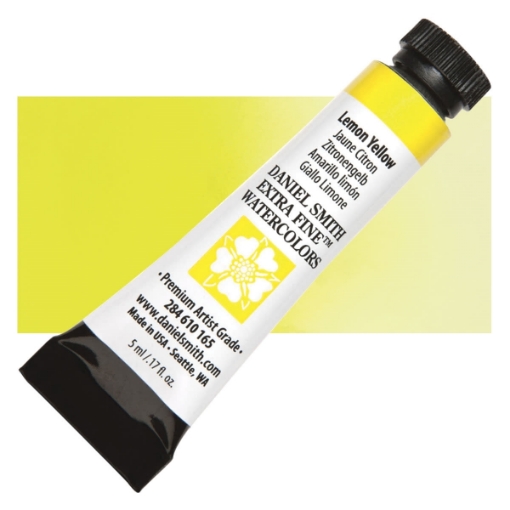 Picture of Daniel Smith Extra Fine Tubes Χρώμα Ακουαρέλας Σωληνάριο - Lemon Yellow