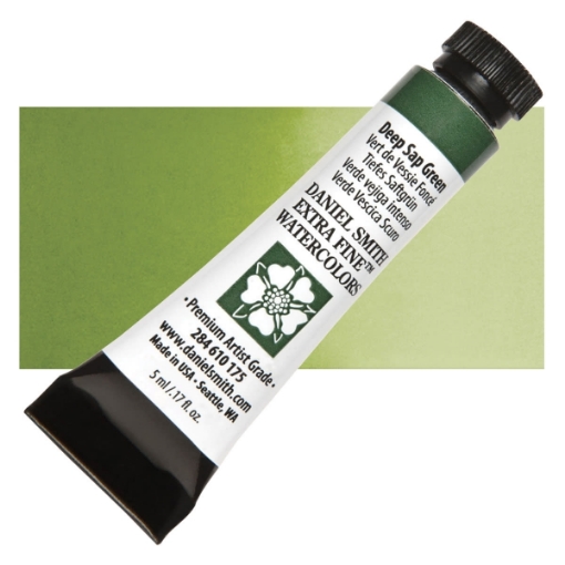 Picture of Daniel Smith Extra Fine Tubes Χρώμα Ακουαρέλας Σωληνάριο - Deep Sap Green 