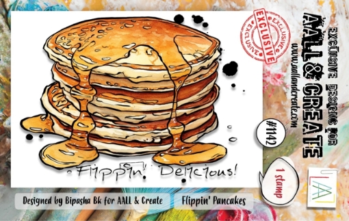 Picture of Aall and Create Clear Stamps Nr. 1142 Flippin' Pancakes - Διάφανη Σφραγίδα Α7