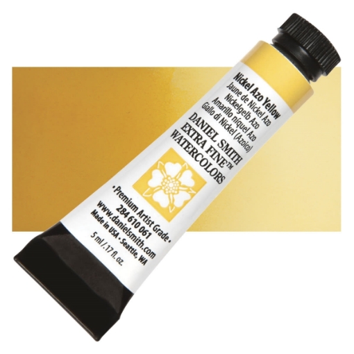 Picture of Daniel Smith Extra Fine Watercolor Tube | Χρώμα Ακουαρέλας σε Σωληνάριο – Nickel Azo Yellow
