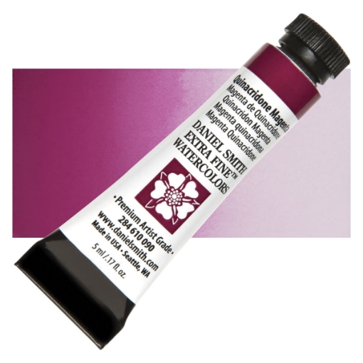 Picture of Daniel Smith Extra Fine Tubes Χρώμα Ακουαρέλας Σωληνάριο - Quinacridone Magenta 