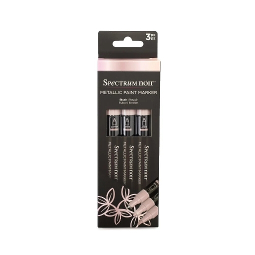 Picture of Spectrum Noir Metallic Markers Σετ Μεταλλικών Μαρκαδόρων - Blush, 3τεμ.