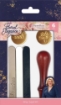 Picture of Crafter's Companion Wax Kit Σφραγίδες Κεριού (Βουλοκέρι) - Floral Elegance, 6τεμ.