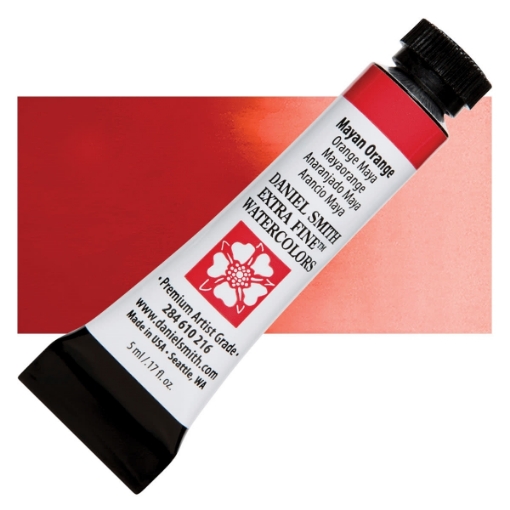 Picture of Daniel Smith Extra Fine Tubes Χρώμα Ακουαρέλας Σωληνάριο 5ml - Mayan Orange