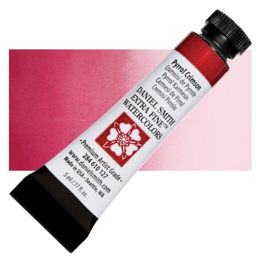 Picture of Daniel Smith Extra Fine Watercolor Tube | Χρώμα Ακουαρέλας σε Σωληνάριο – Pyrrol Crimson